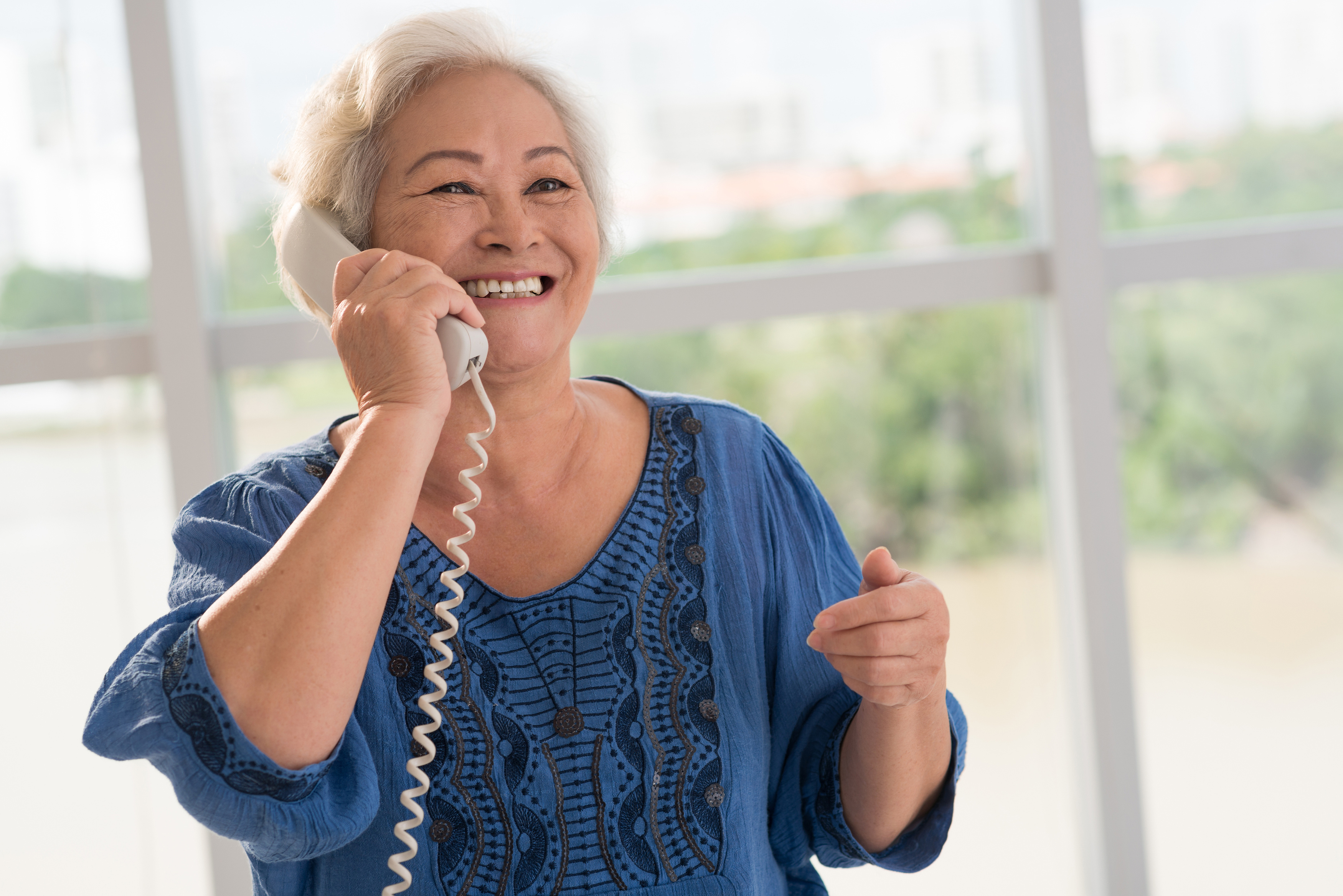 Woman on the Phone